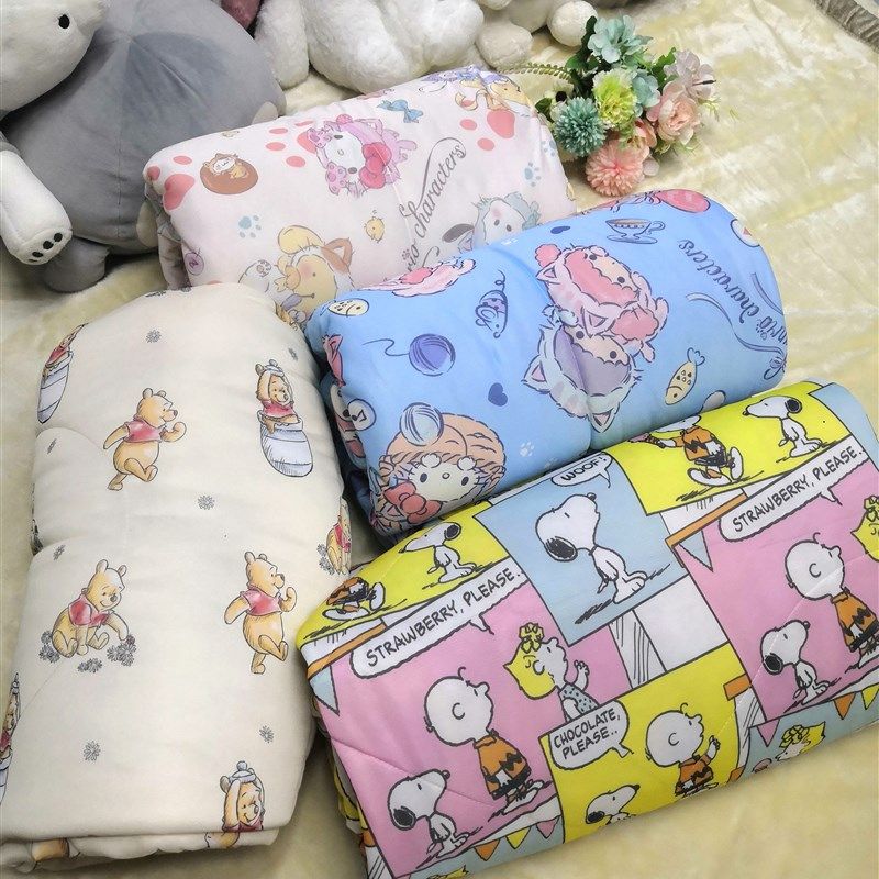 精选出口日单单人双面冷感被子150*200cm空调被夏凉被学生儿童宿,床上用品,化纤被,淘宝优惠券,粉丝福利购,淘宝优惠卷