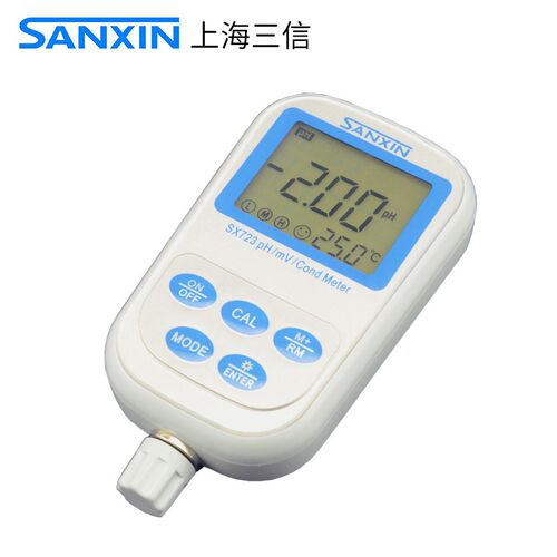 三信PHB-3水质检测PH计SX711/SX610便携式酸度计ORP电导率溶氧仪