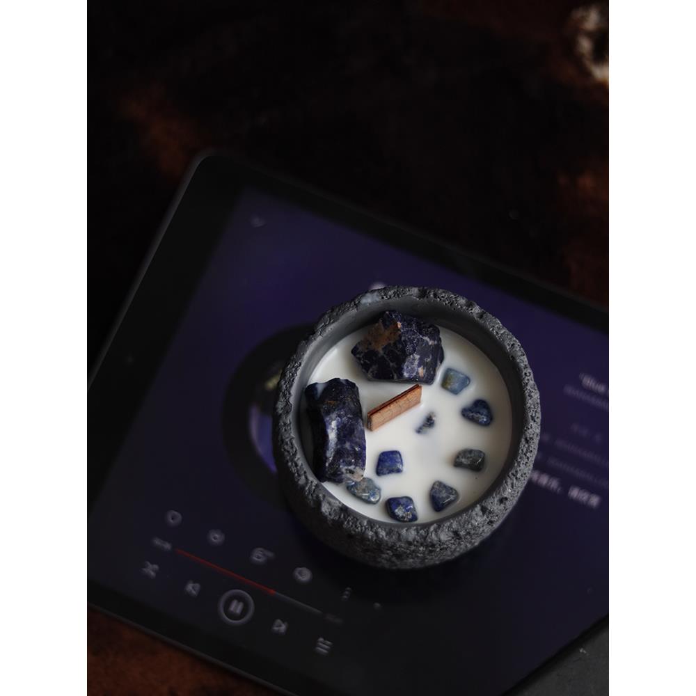 kako浅岛|水晶香薰蜡烛扩香晶石小众高级感礼盒ins风男生生日礼物