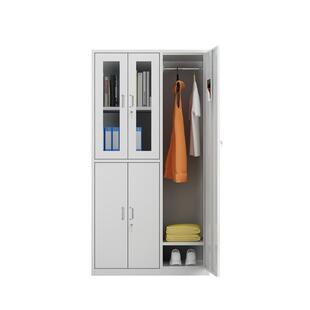 钢制带锁更衣柜铁皮储物柜泳池健身房多门存放柜员工宿舍换衣柜