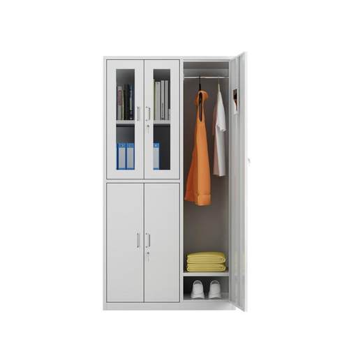 钢制带锁更衣柜铁皮储物柜泳池健身房多门存放柜员工宿舍换衣柜