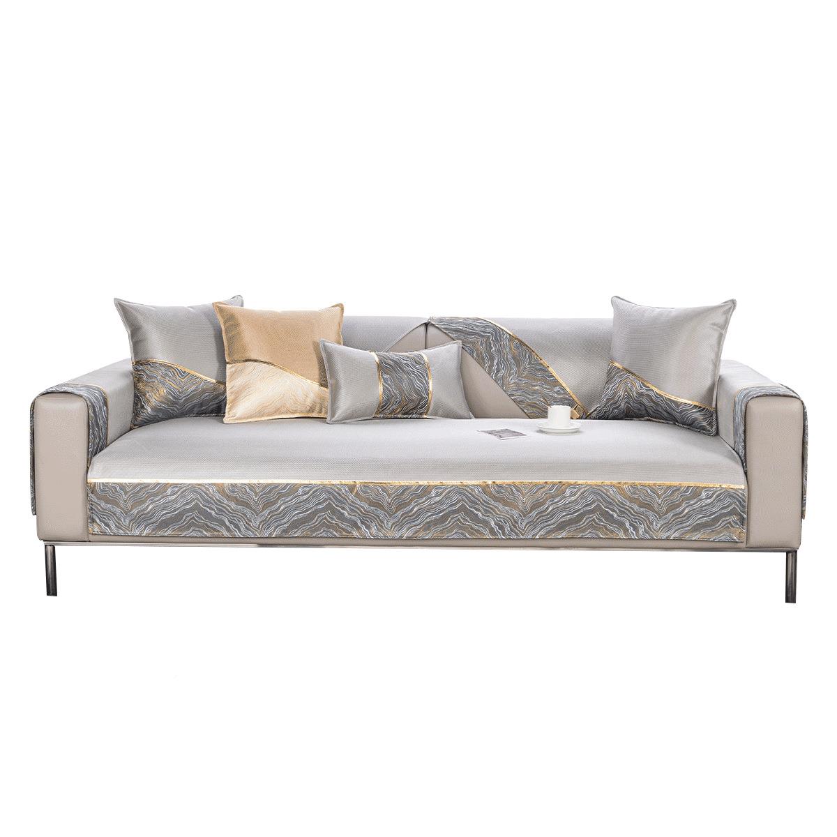 小丝清新沙发垫夏季防滑发耐脏级高感沙套全包套罩冰凉TM2-炫夏感