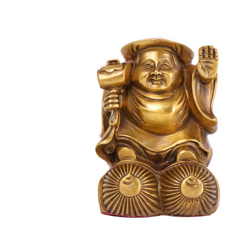 三面大黑天日本财神日本财神佛堂佛像铜日本财神