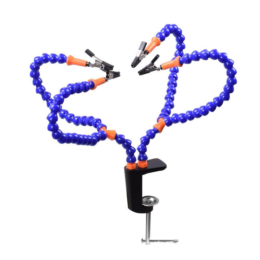 Y型软管固定夹子夹台电路板辅助器多功能模型飞机维修操作台