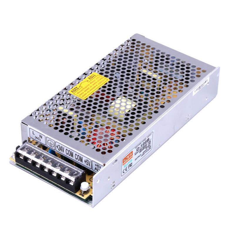 铭纬双组输出D-100A/B/C12V4A24V2A开关电源工控机械±15直流输出