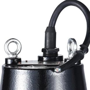 无堵塞污水泵380V潜污泵0.75 15KW2极4极WQ污水污物潜水排污泵