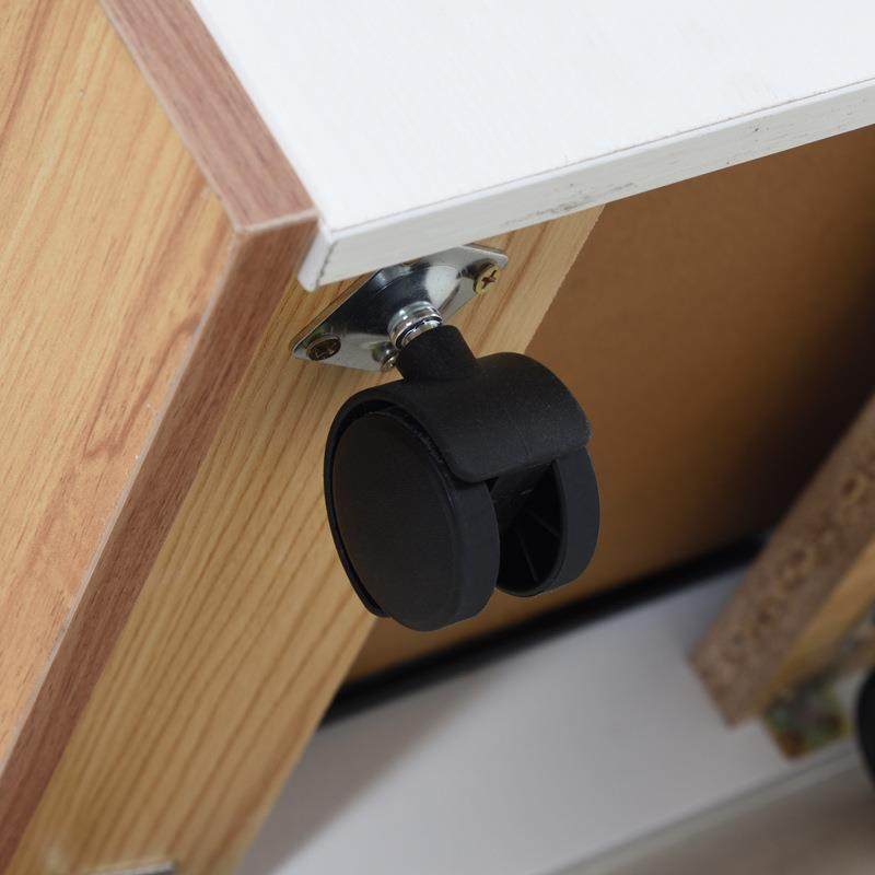 活动柜办公家具移动落地式文件柜储物矮柜办公室三抽屉资料柜带锁