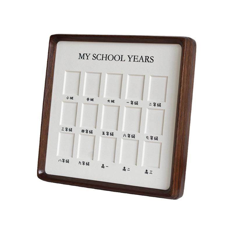 成长相框儿童记录寸照纪念小学生收纳宝宝毕业照片实木2寸证件照,家居饰品,DIY亲子装饰画,淘宝优惠券,粉丝福利购,淘宝优惠卷