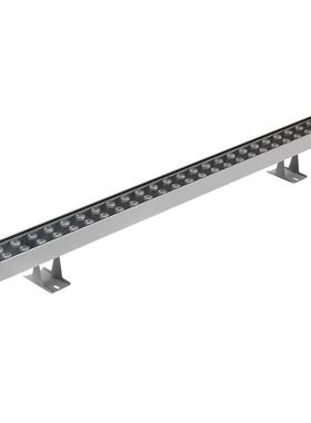 led洗墙灯双排48W72W暖白光户外防水工程线条灯外墙桥梁亮化厂家