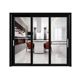 书房移动门铝合金玻璃推拉门窄推门阳台客厅隔断厨房卫生间平移门