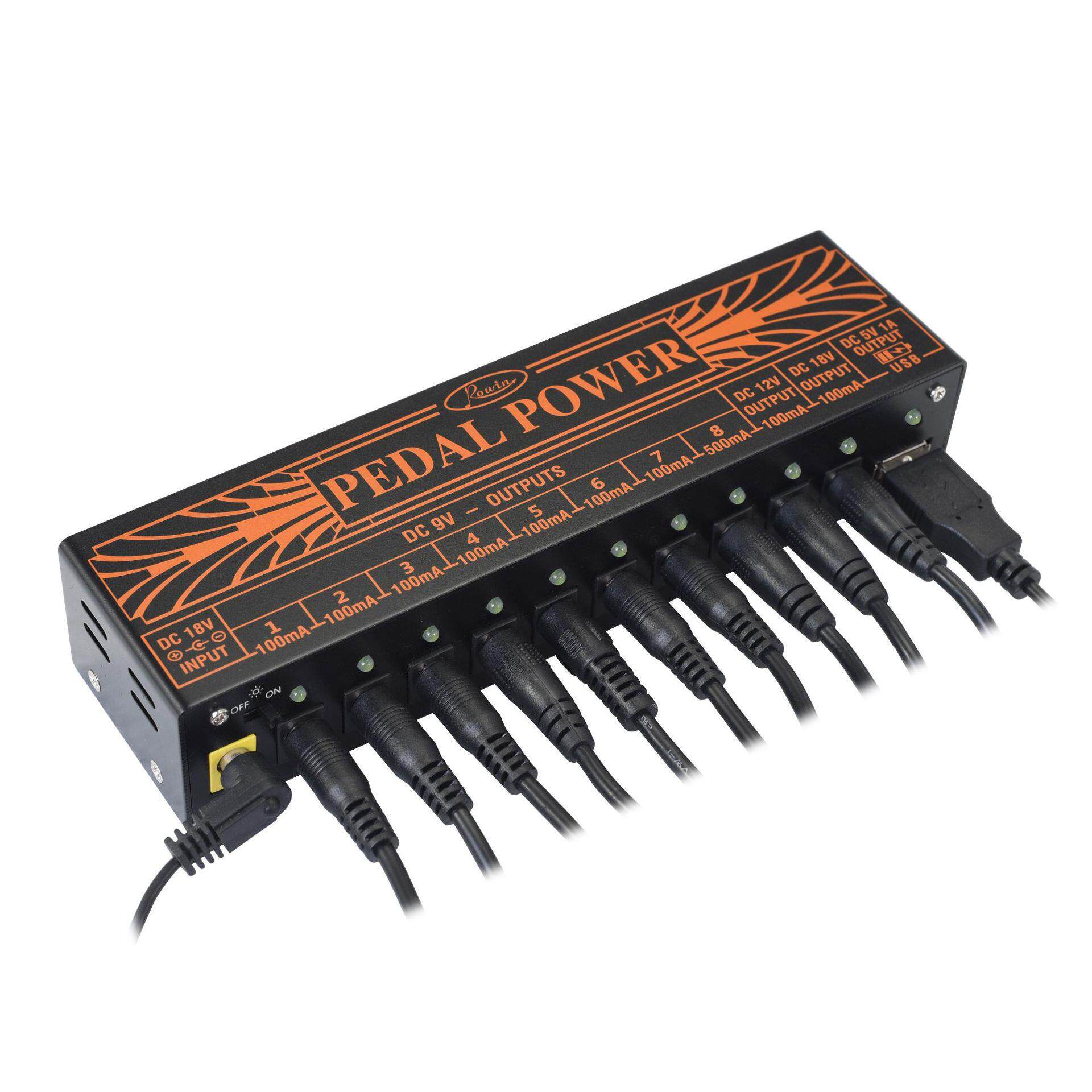 电吉他单块效果器多路9v12v18v低噪音稳压电源PW-1