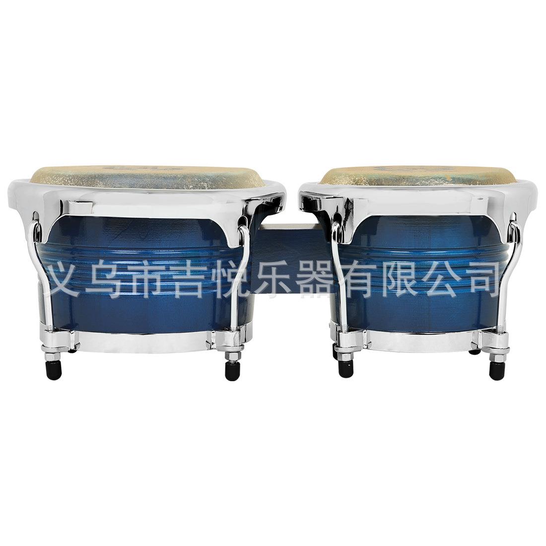 MBAT邦戈鼓打击乐器7+9寸橡木水牛皮邦戈鼓音乐教具非洲鼓邦哥鼓