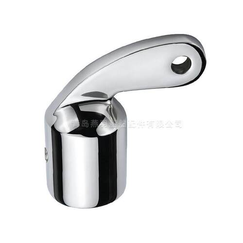 弯头滑帽316不锈钢22/25mm船用五金游艇遮阳棚配件雨蓬连接件滑帽