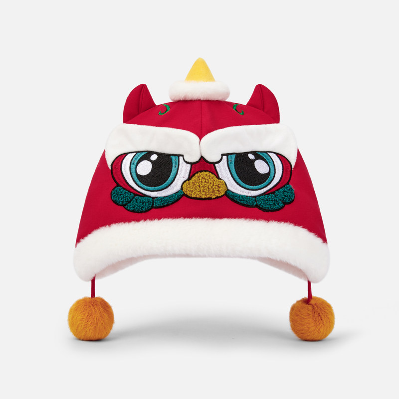 巴拉巴拉儿童帽子男童小童护耳帽保暖帽舒适醒狮造型喜庆可爱户外,童装/婴儿装/亲子装,帽子,淘宝优惠券,粉丝福利购,淘宝优惠卷