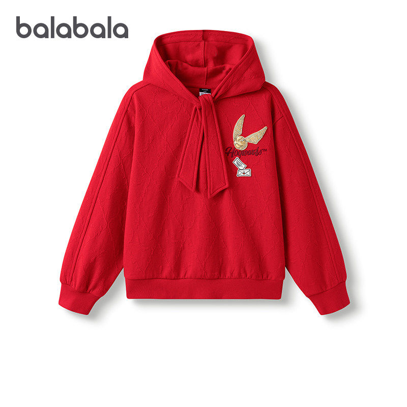 哈利波特IP巴拉巴拉女童连帽卫衣大童打底衫儿童上衣2025春装童装