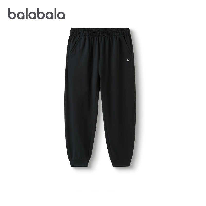 商场同款巴拉巴拉男童运动裤裤子儿童薄款速干裤2025夏季新款童装