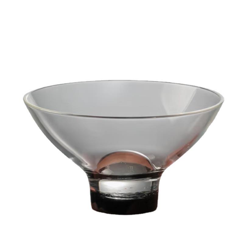 高端耐热玻璃茶具星空斗笠杯高硼硅工夫主人杯人工吹制茶盏品杯