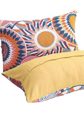 纯棉六层纱布枕套一对装高端棉家用全枕ODJ-binf单人枕套加大款芯