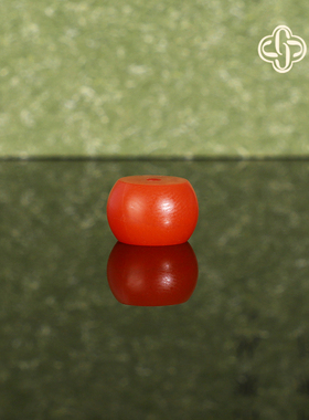 原矿天然保山南红散珠 直径10x6.5mm 精选孔道 收藏级南红隔珠