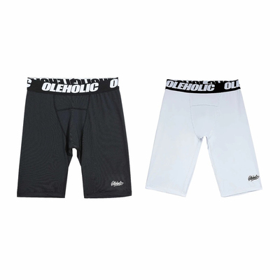 Oleholic美式夏季篮球训练紧身五分裤速干透气男