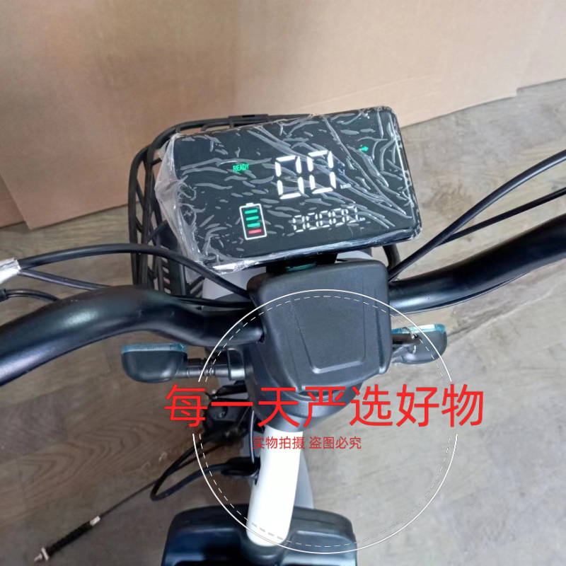 电动车车架子半成j品液晶仪表显示48伏电动自行车半成品车架新国