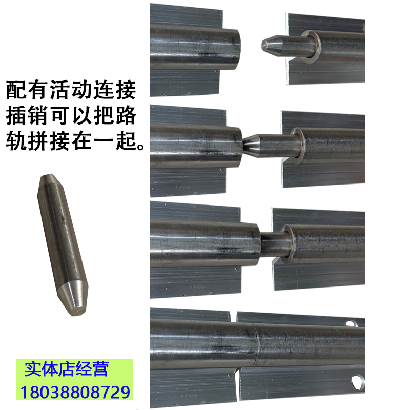 新款包邮201不锈钢实心地轨z电动平移门路轨重型圆管滑轨道推拉