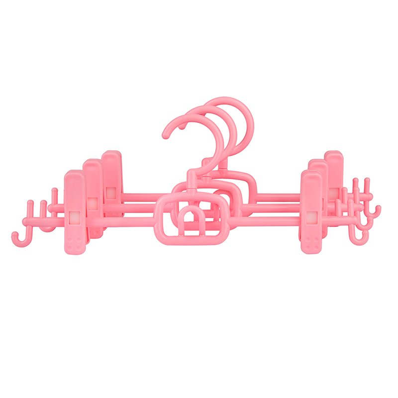 塑料裙裤架 高气质可伸缩大u夹子袜内裤吊带衣挂旋转衣架 质保10