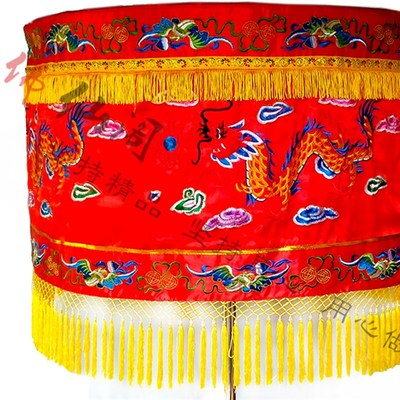 1米加厚龙宝盖华m盖佛顶伞经幢宝盖丁黄龙鼓伞佛堂用品绣品