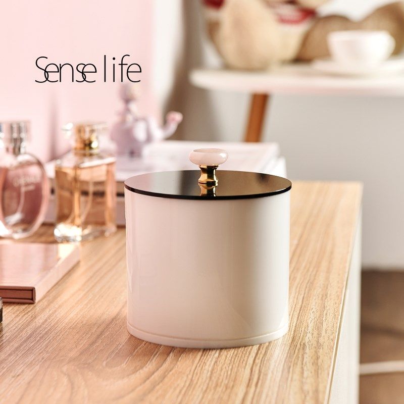 梳妆台美妆蛋化妆棉收p纳盒小号亚克力收纳盒粉扑橡皮筋小样收纳,收纳整理,桌面收纳盒,淘宝优惠券,粉丝福利购,淘宝优惠卷