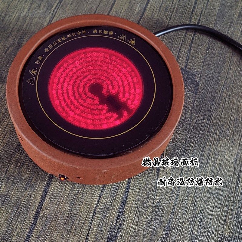 静音迷你电陶炉罐罐茶煮茶器围炉煮茶壶烧水老式电热W丝红泥砂铫,餐饮具,煮茶炉,淘宝优惠券,粉丝福利购,淘宝优惠卷