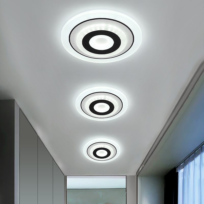 创意过道灯走廊灯k玄关灯入户灯简约现代阳台嵌入式7.5孔筒灯射灯