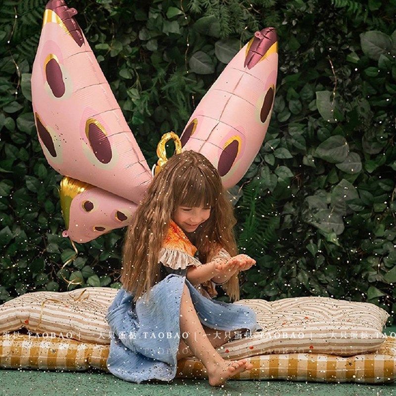 ins粉色背挂式蝴蝶翅膀铝膜气球街卖儿童生日派对装饰拍照用品,节庆用品/礼品,节日装扮用品,淘宝优惠券,粉丝福利购,淘宝优惠卷