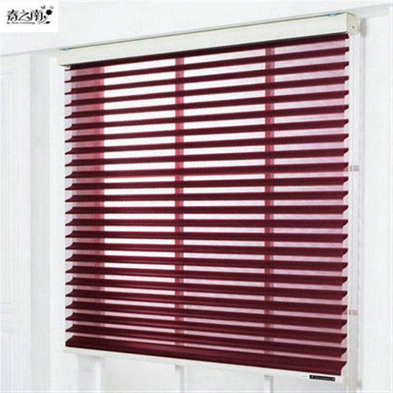 卷帘窗帘成品g香格里拉帘遮光卧室卫生间定制百叶窗帘升降免打孔
