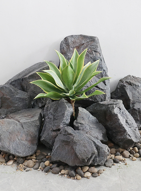 PU仿真石头悬浮泡沫石头悬挂假石头道具雕塑室内造景创.意装饰摆