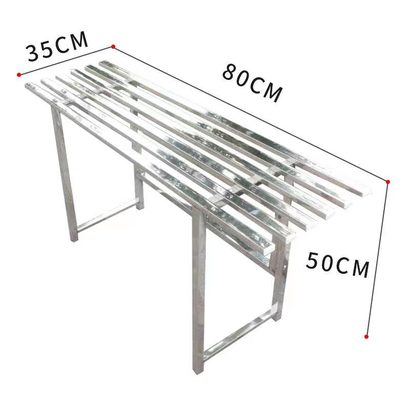 不锈钢阳台单层花架铁艺置物架室内外落I地式绿萝架庭院多肉花盆