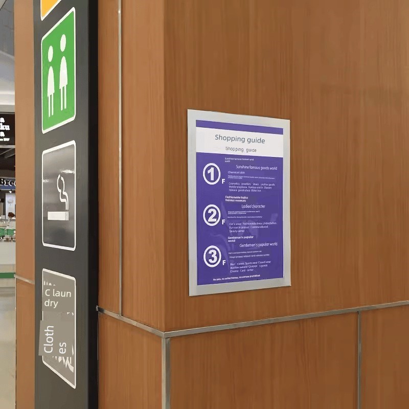 a4磁性展示贴h磁吸贴片透明营业执照磁力贴片磁铁展示板磁性贴相