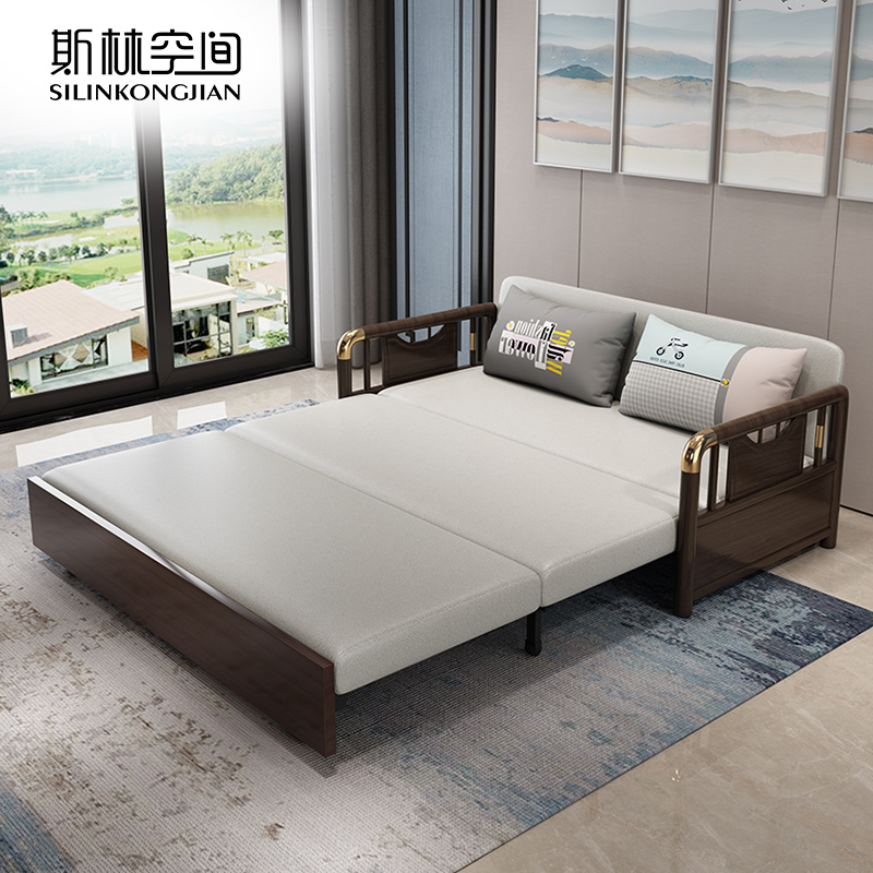 折叠沙发床两用轻奢单人小户型网红款客厅多功能202V1年新款沙发