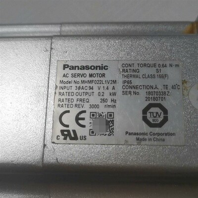 MHMF022L1V2MA6伺服电机 拆机件 实物图