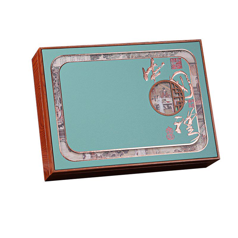 中式普洱茶饼包装盒高档单饼礼盒装357克白茶古树普X洱茶饼盒定制