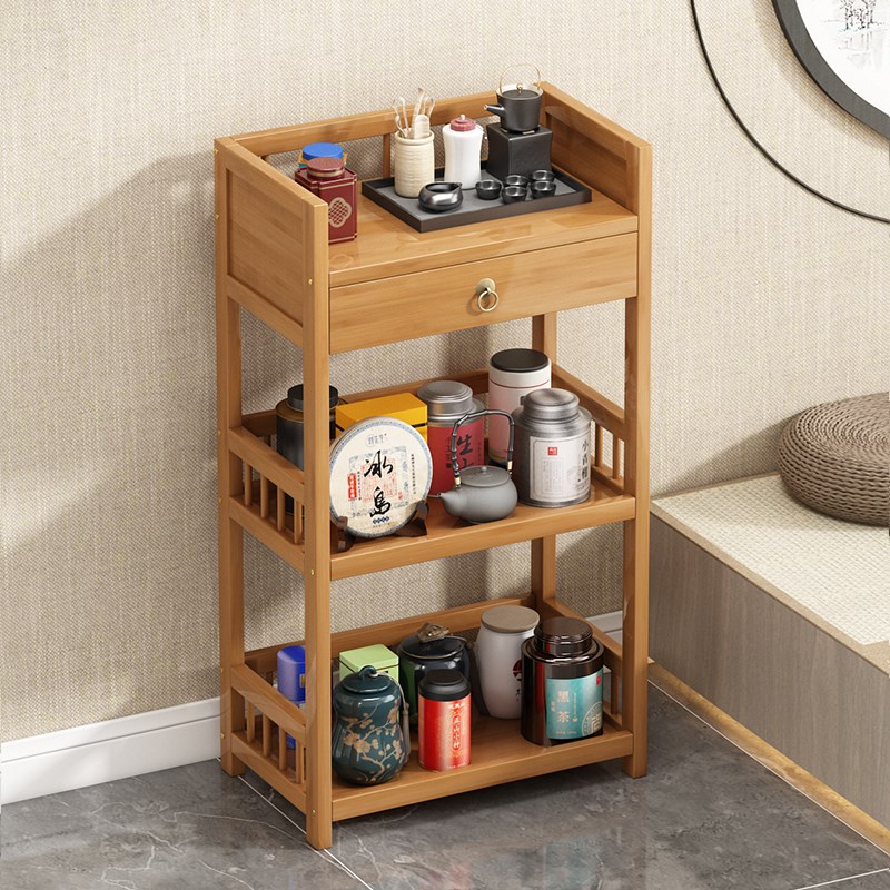 置物架小推车简约客厅q厨房落地式多功能多层婴儿零食移动收纳柜