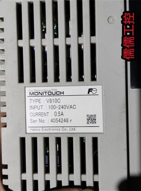 工控装机充新的拆机富士触摸屏 V810C 已测试 功能包好 议价 可维