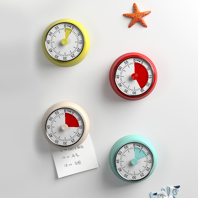 计时器厨房机械定时器烘焙提醒计时器学生时间管理器磁吸倒计时