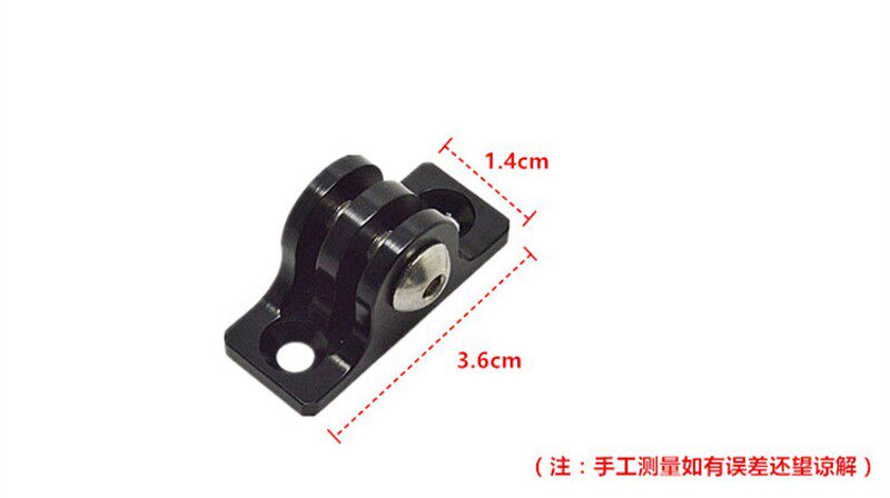适合GOPRO山狗运动相机平面固定支架墙壁木板螺丝安装配件金属