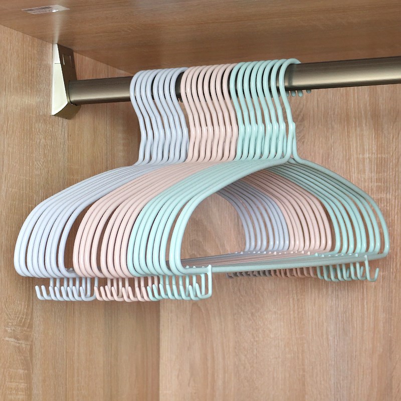 速发加厚加粗衣架衣用挂家防滑护肩子撑架衣宿舍用学生衣服晾衣架