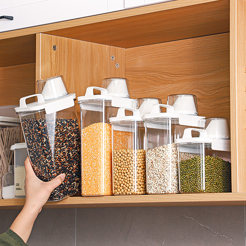 速发厨房淀粉收纳罐五谷杂粮收纳盒玉米散面粉装收纳罐白糖储存罐