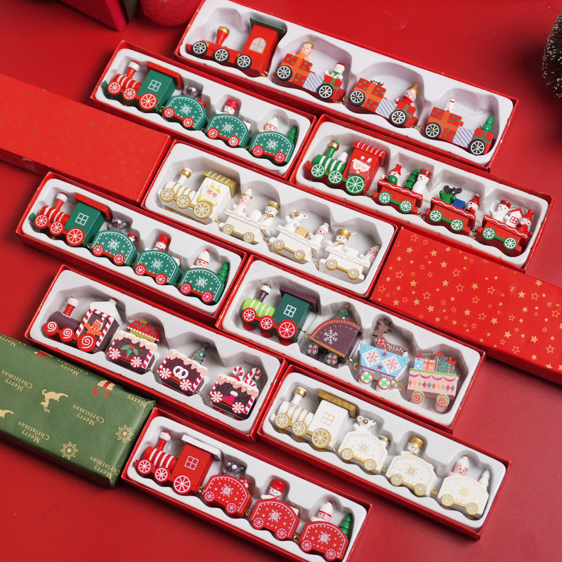 速发圣儿主题小火车礼物儿童安诞园玩具摆件高级感平幼夜伴手礼品