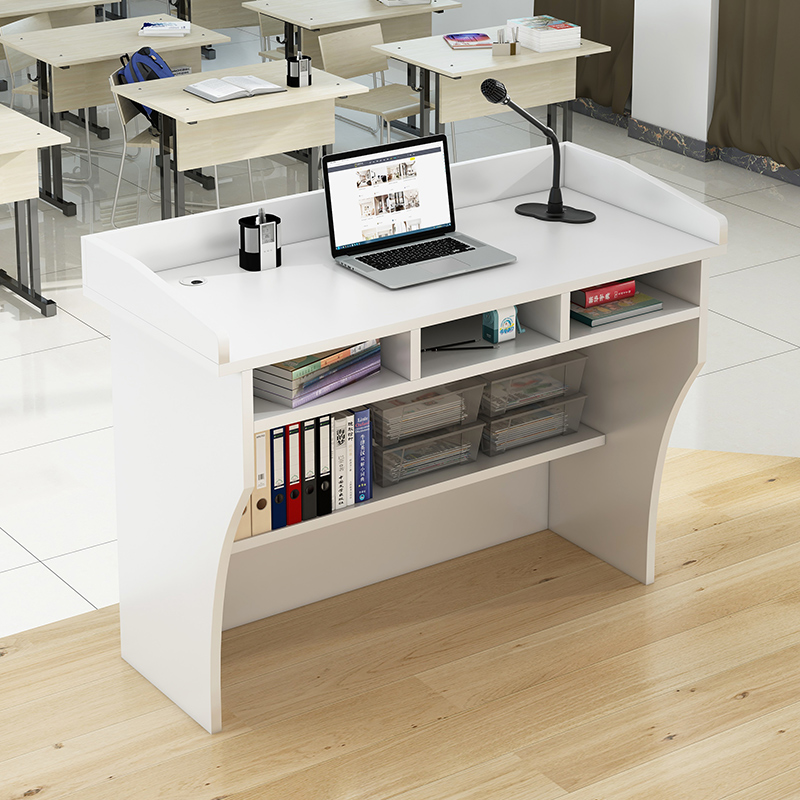 速发讲台桌教室讲桌教师演校台小讲台老师培发讲课桌学讲会议室训