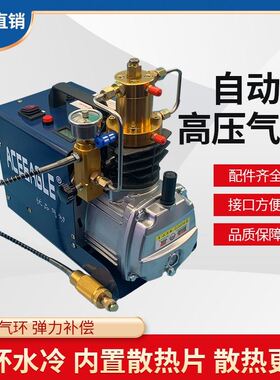 速发优泵a0MP品高压打气机水冷高压打气泵40MPa高压充气泵管