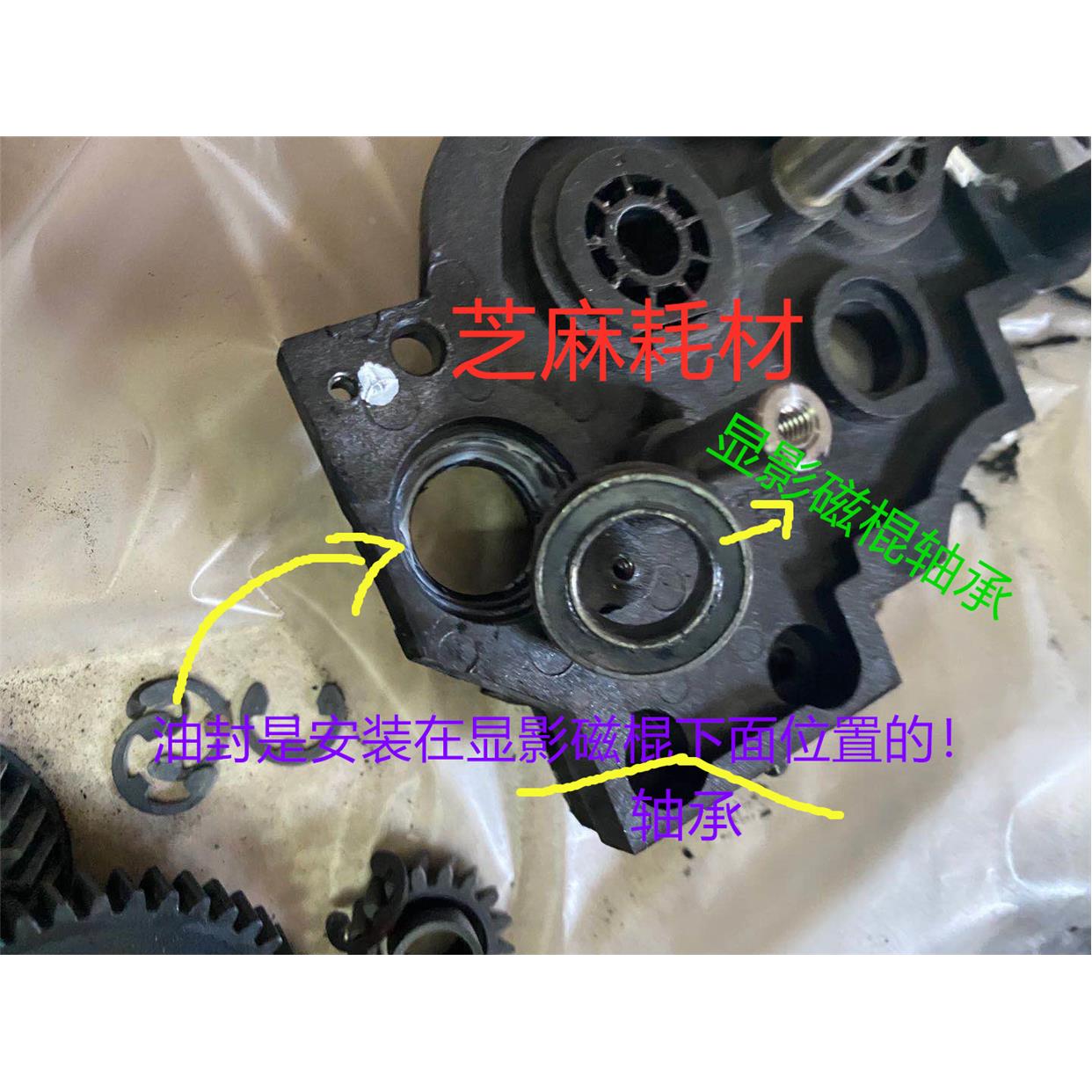 台湾 理光6002 7502 7503 6503 9003 9002 7500 7001显影轴承油封