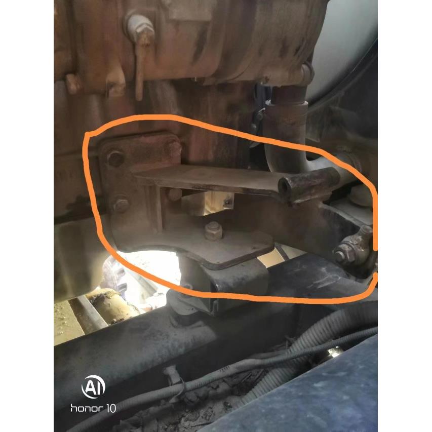 新源轮式挖掘机配件 B75W-9玉柴发动机支架 发动机左前支架 原厂